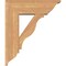 Ekena Millwork Funston Traditional Smooth Bracket w/ Offset Brace, Western Red Cedar, 7 1/2"W x 22"D x 26"H BKT0806X22X26FST01SWR - alternate 4
